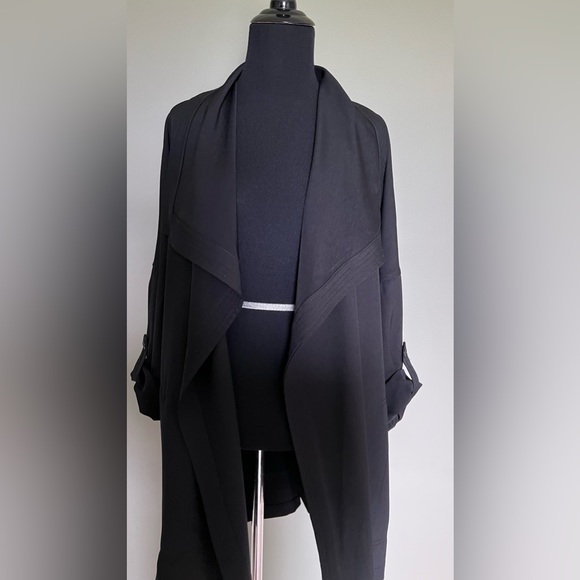 Max Studio Black flowy lightweight jacket size 1xl - Picture 10 of 15